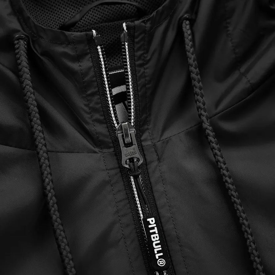 Kurtka Pitbull Athletic Logo Hooded - Black