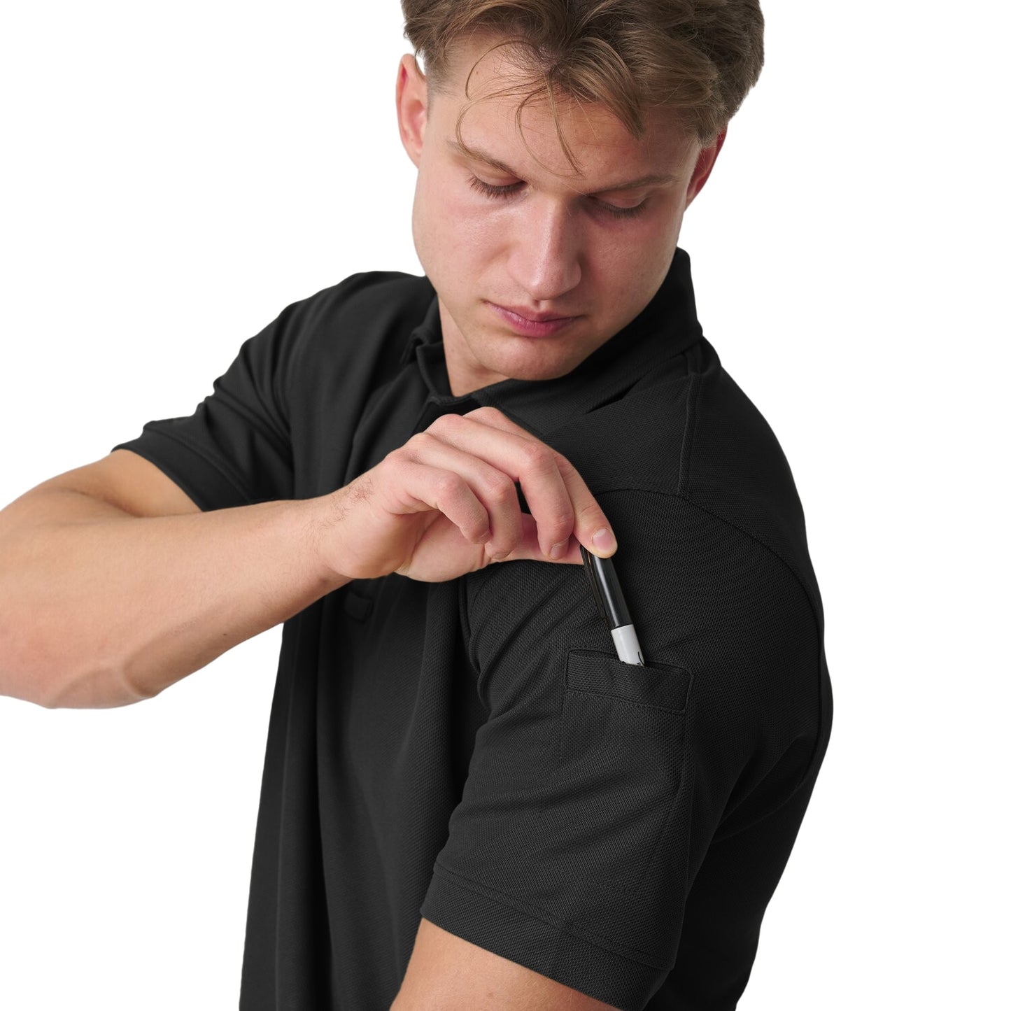 Koszulka termoaktywna Polo Helikon UTL TopCool - Black