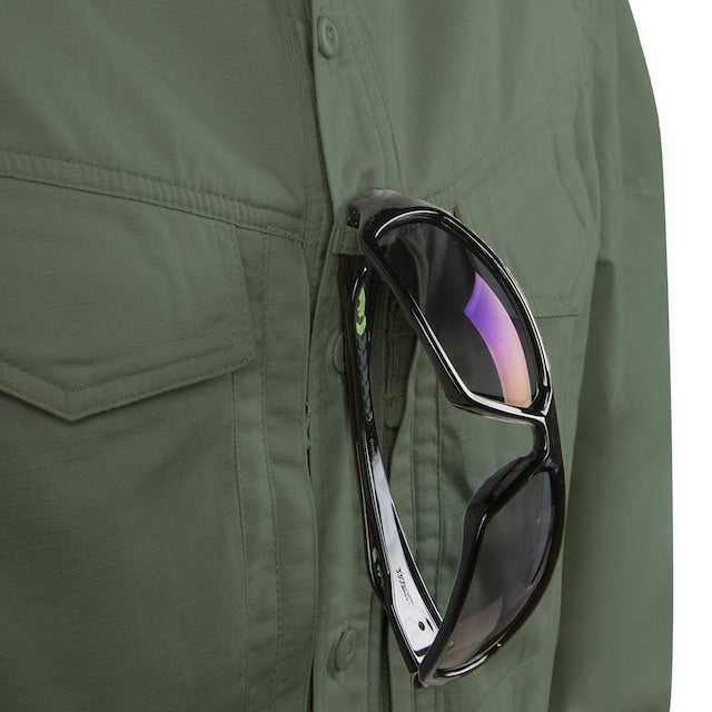 Koszula Helikon Defender Mk2 PolyCotton Ripstop Long Sleeve - Olive Green