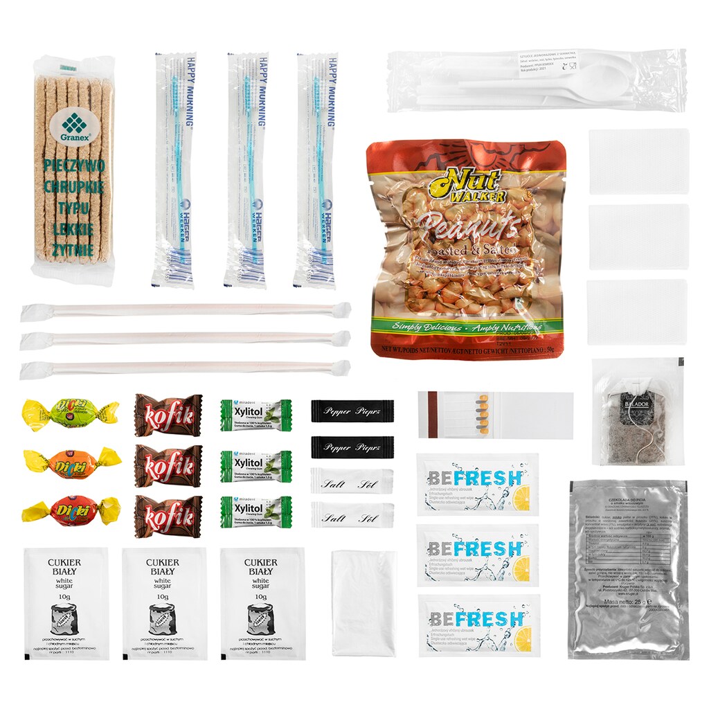 Indywidualna żywnościowa racja bojowa Arpol - fasola po bretońsku, spaghetti