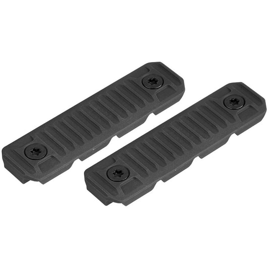 Osłony szyny M-LOK Strike Industries Long M-LOK rail covers with cable management system 2 szt. - Black