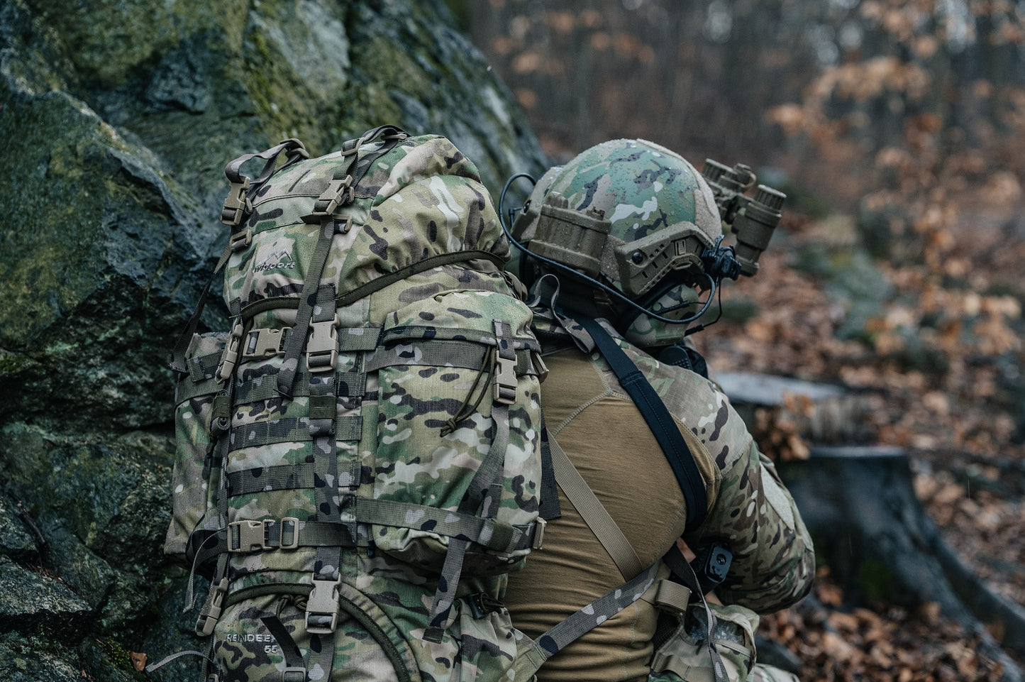 Hełm ASG Wosport Fast MH Combat Standard M - MultiCam