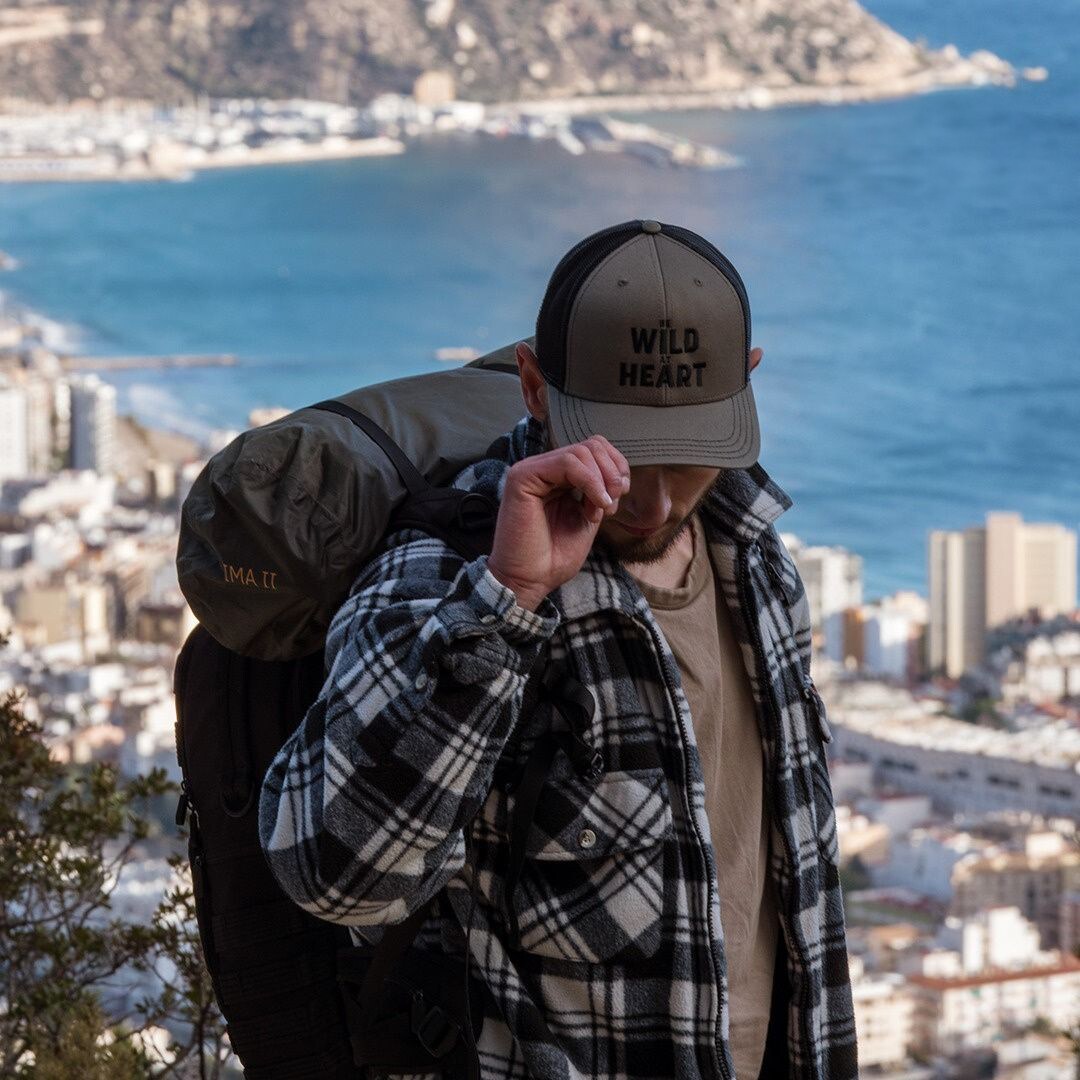 Czapka z daszkiem Fjord Nansen Trucker Cap Be Wild At Heart - Olive/Black