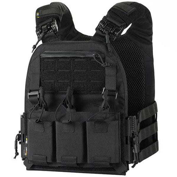 Kamizelka taktyczna typu Plate Carrier M-Tac Cuirass Fast QRS - Black - na płyty Medium