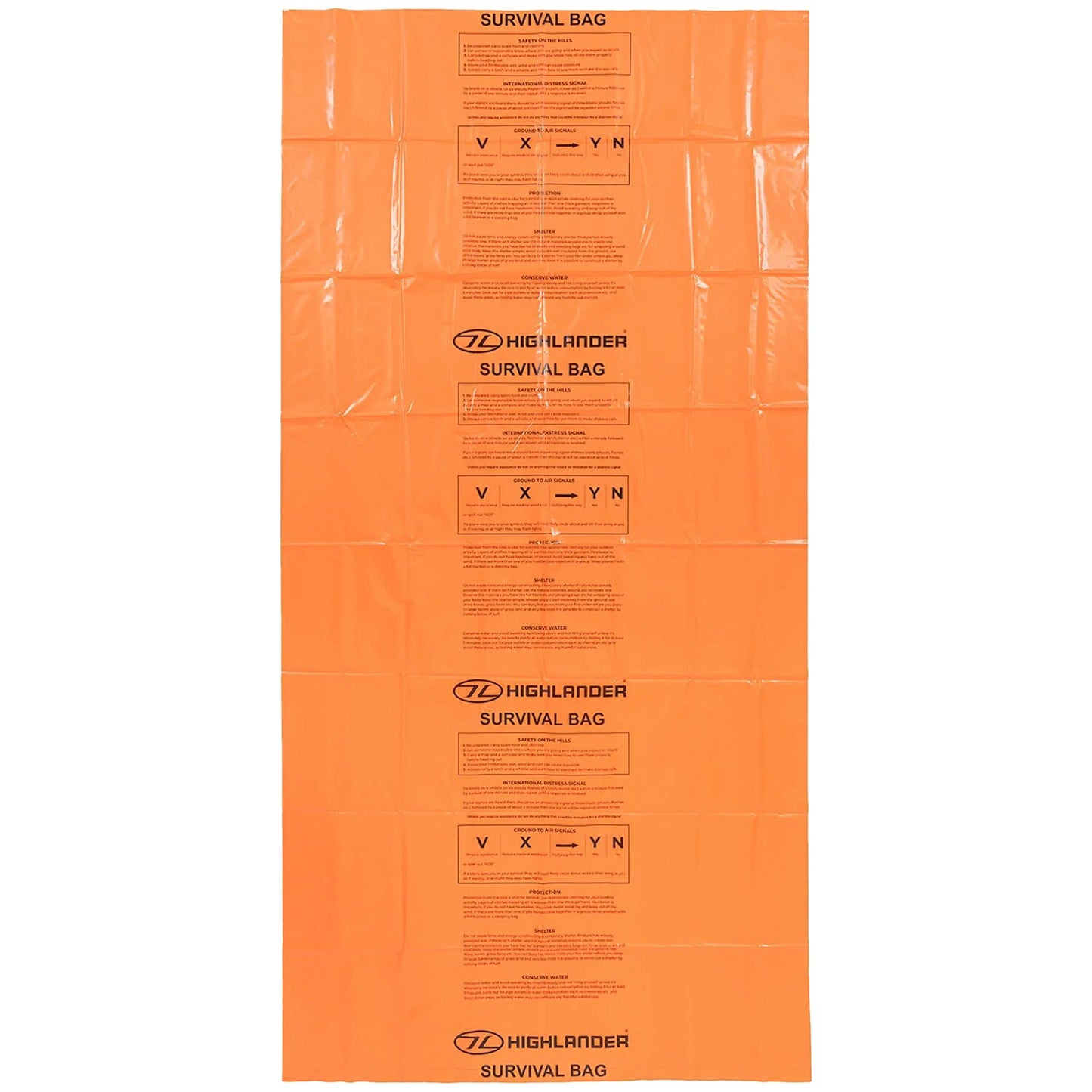 Śpiwór termiczny Highlander Emergency/Survival Bag - Orange