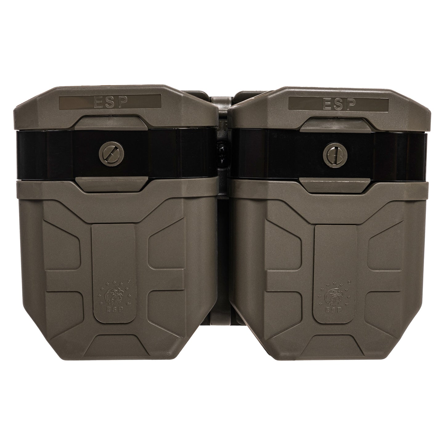 Podwójna ładownica obrotowa ESP z montażem UBC-04-2 na magazynki do AK - Olive Drab