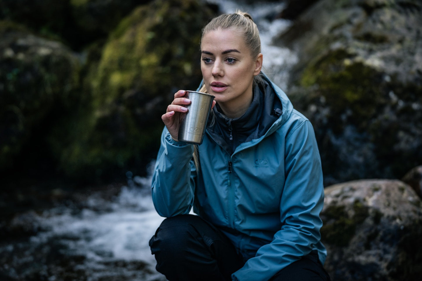 Kubek stalowy Highlander Outdoor Camp Cup 500 ml 4 szt. - Silver