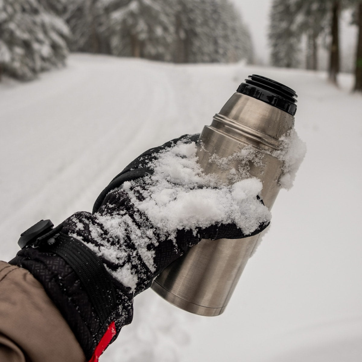 Rękawice taktyczne Mechanix Wear ColdWork Peak - Black/Grey