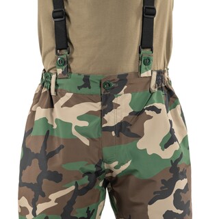 Spodnie Pentagon Hurricane z szelkami - Woodland