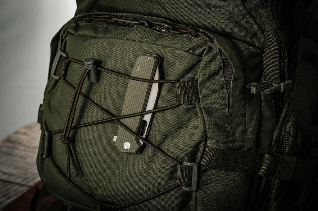 Nóż składany Badger Outdoor D2 Lobo - Green