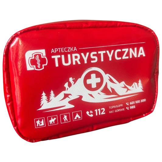Apteczka turystyczna Medaid z wyposażeniem typ 350 Red - wodoodporna
