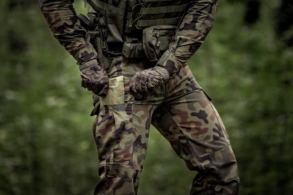 Rękawice taktyczne Mechanix Wear Original - wz.93 Pantera PL Woodland