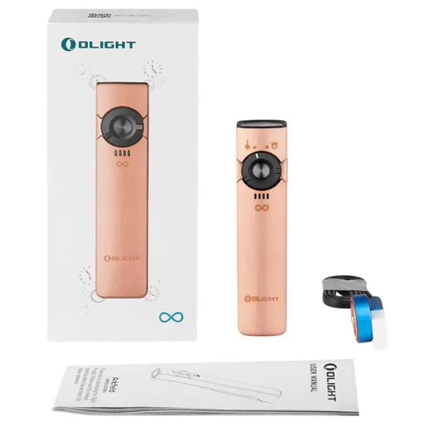 Latarka ze wskaźnikiem laserowym Olight Arkfeld Eternal 3 Copper - 1000 lumenów