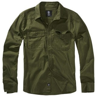 Koszula Brandit Flannel Shirt Long Sleeve - Olive