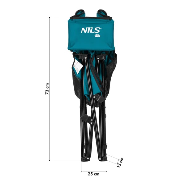 Krzesło plażowe Nils Camp NC3306 - Blue/Grey