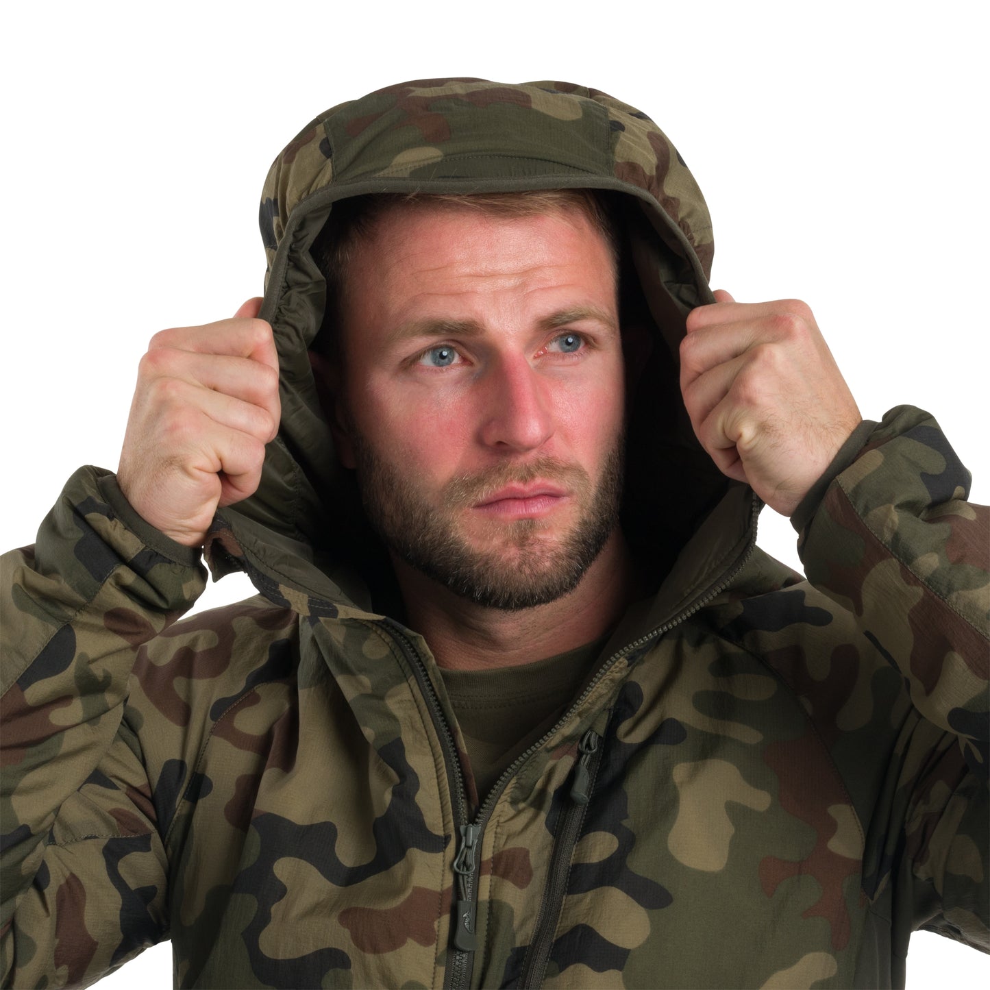 Kurtka Helikon Wolfhound Hoodie - wz.93 Pantera PL Woodland