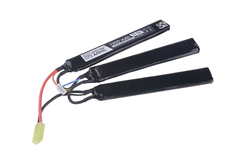 Akumulator ASG Specna Arms Li-Po 11,1V 1300mAh 15/30C - trójdzielny