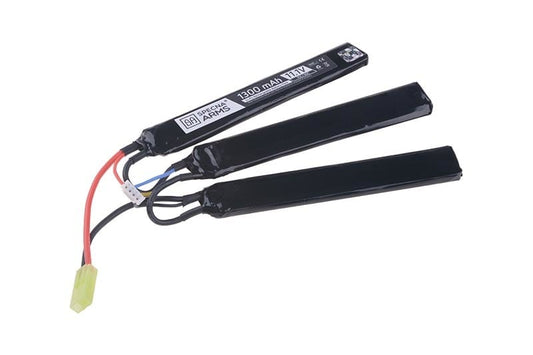 Akumulator ASG Specna Arms Li-Po 11,1V 1300mAh 15/30C - trójdzielny