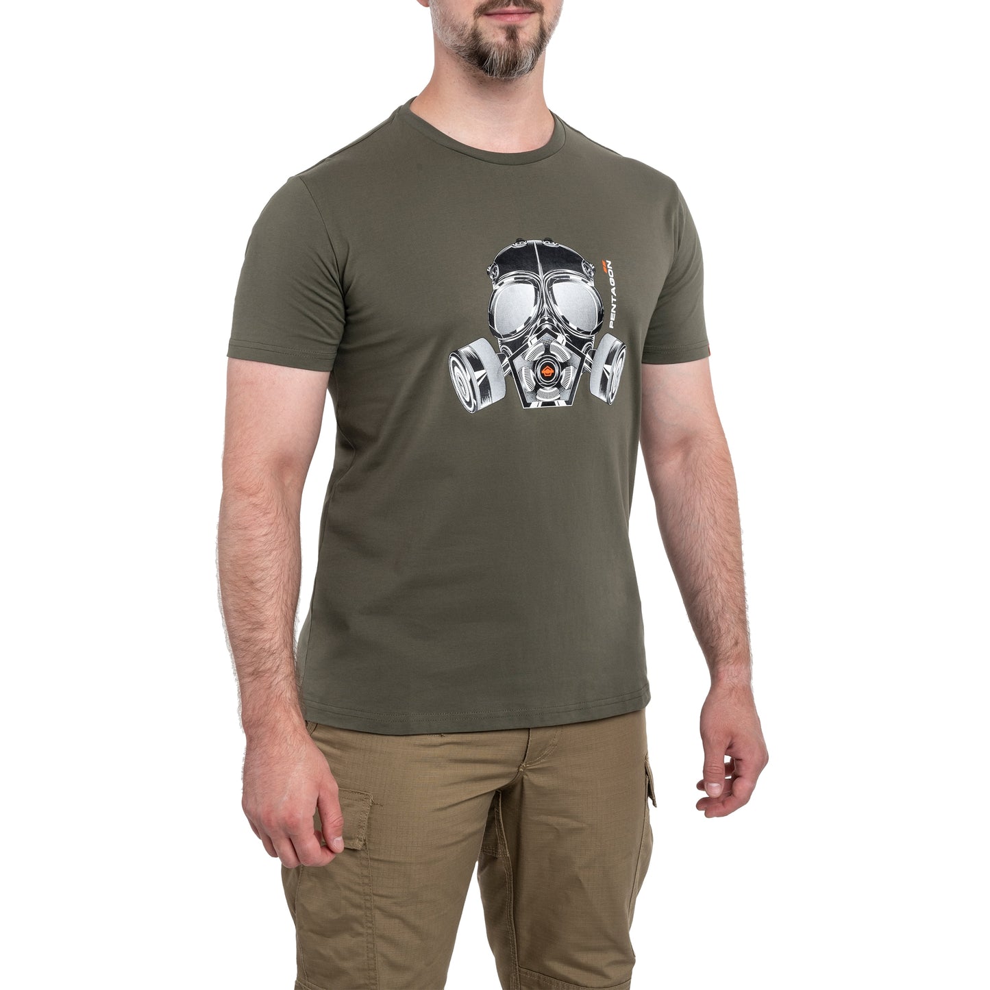 Koszulka T-Shirt Pentagon "Gas-Mask" - Olive