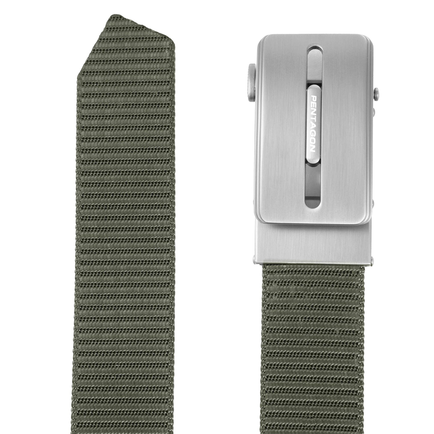 Pas Pentagon Regal Belt 35 mm - Steel/Olive Green