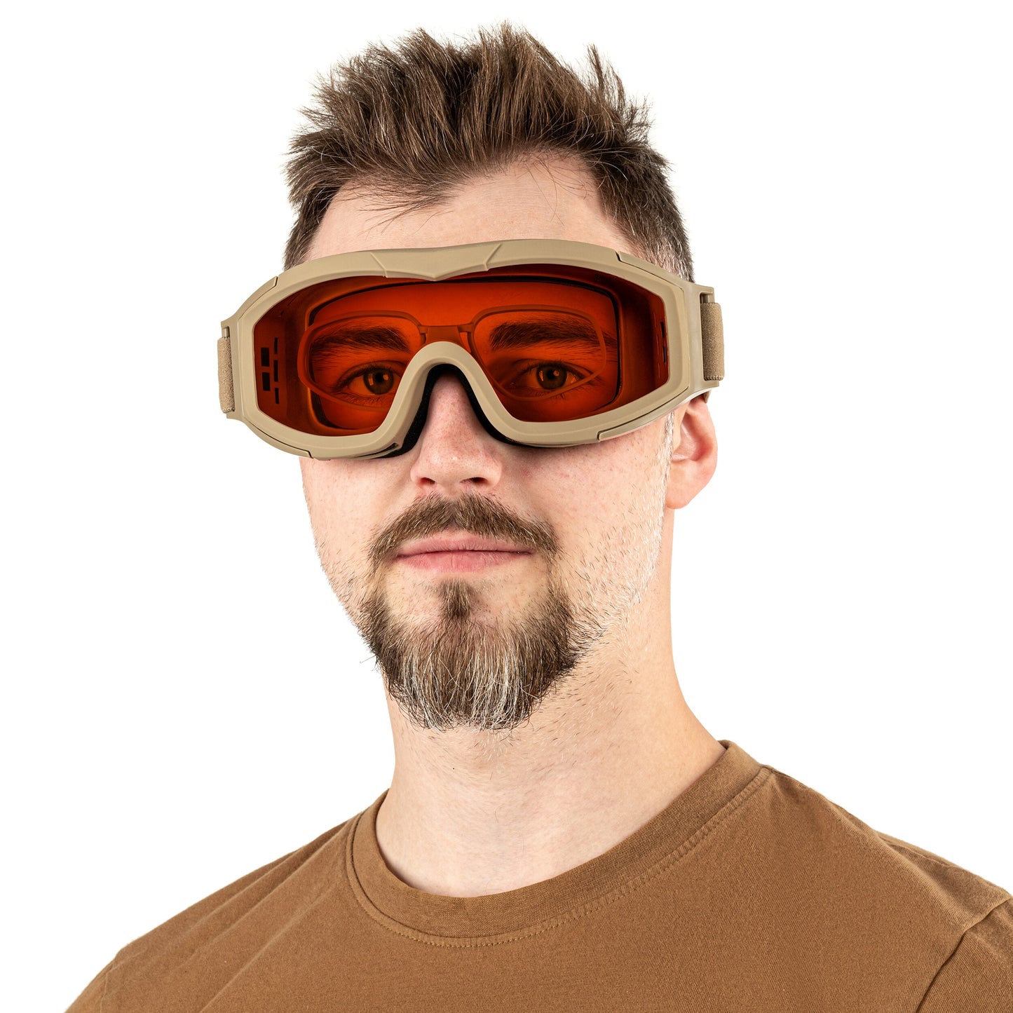 Gogle taktyczne Swiss Eye F-Tac - Coyote