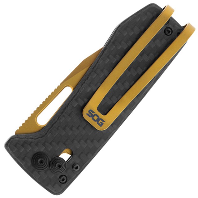Nóż składany SOG Ultra XR - Carbon/Gold