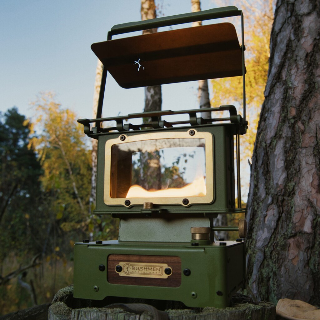 Lampa naftowa Bushmen Oil Outpost - Olive