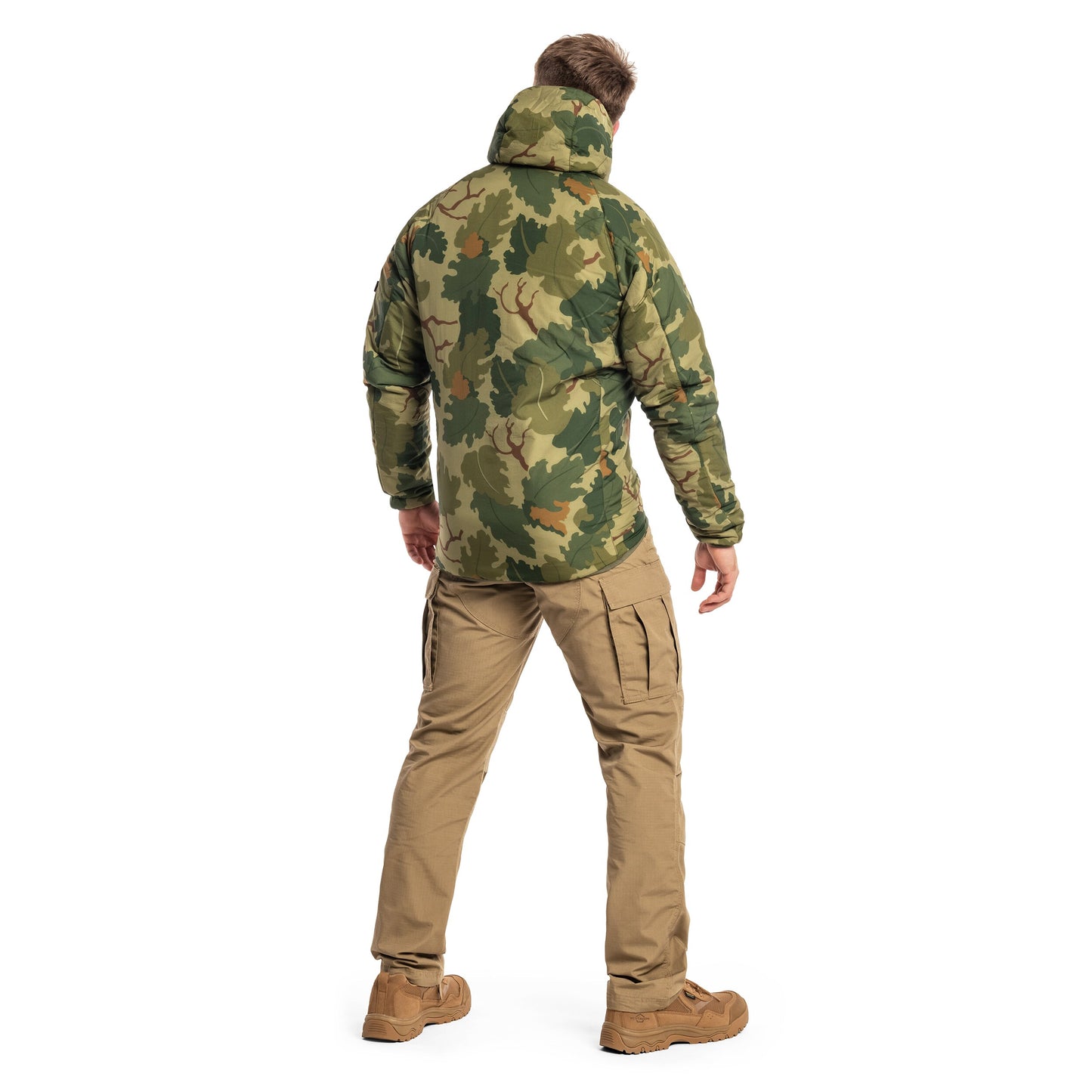 Kurtka dwustronna Helikon Wolfhound Hoodie - Mitchell Camo Leaf/Mitchell Camo Clouds