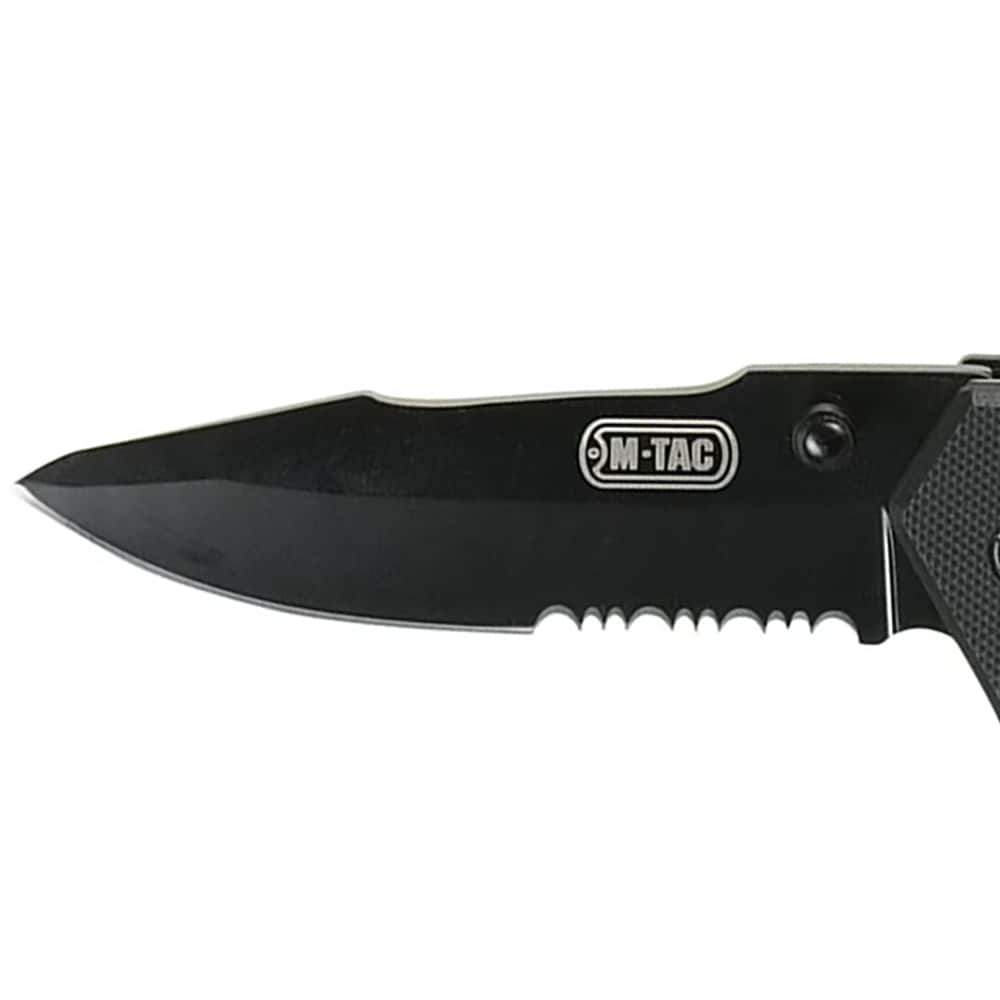 Nóż składany ratowniczy M-Tac Type 3 - Black