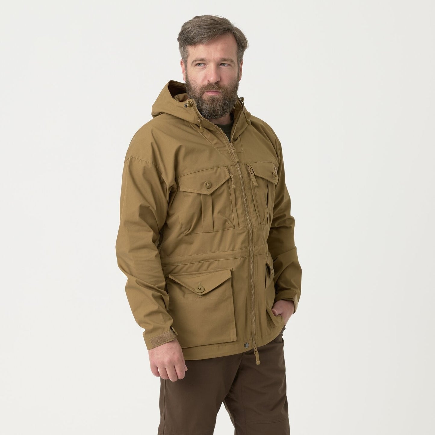 Kurtka Helikon SAS Smock Duracanvas - Coyote