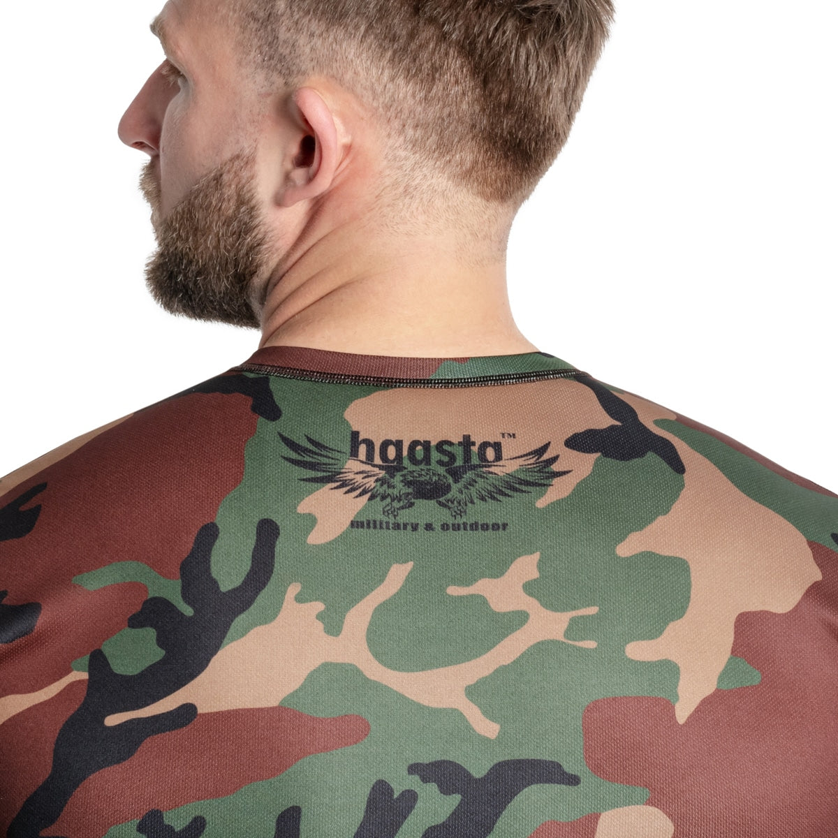 Koszulka termoaktywna Haasta Coolmax - US Woodland