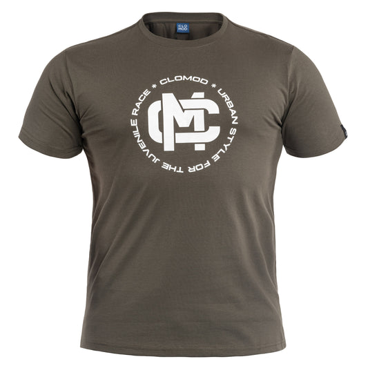 Koszulka T-shirt Pentagon CloMod Initials - Olive Green