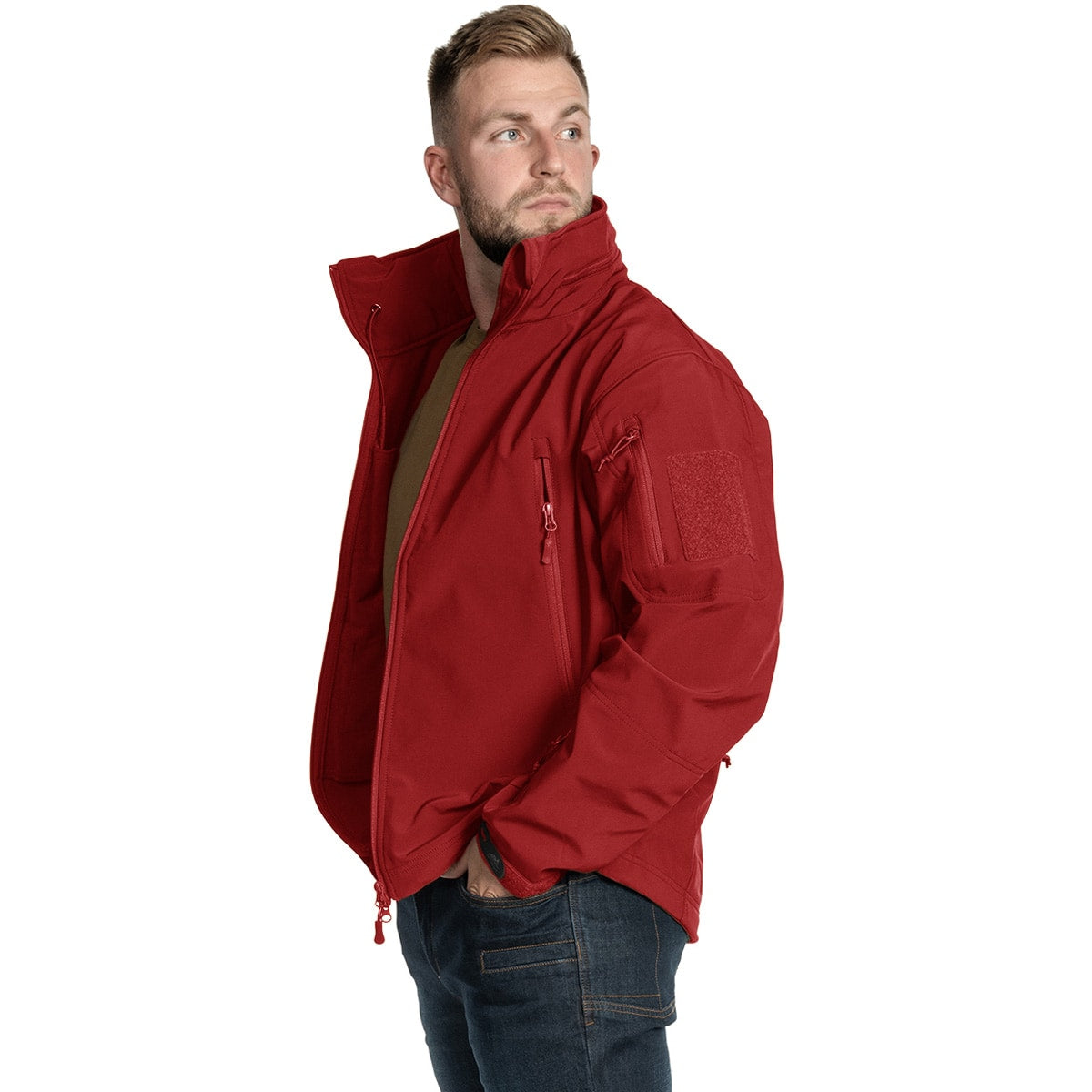 Kurtka Helikon Gunfighter Softshell Shark Skin Windblocker - Crimson Sky