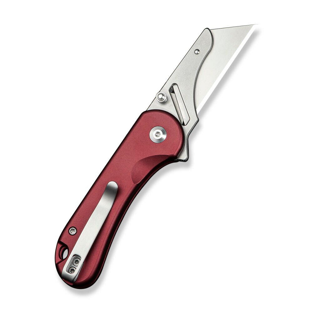 Nóż składany Civivi Elementum Utility Button Lock Aluminium - Burgund
