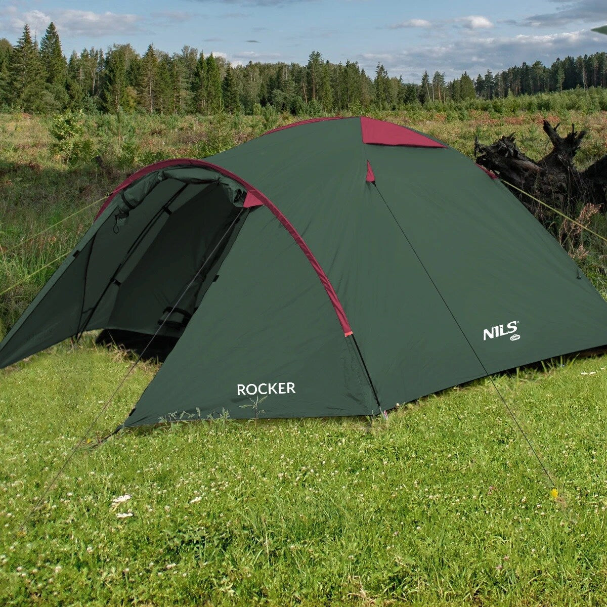 Namiot 3-osobowy Nils Camp Rocker NC6013 - Zielony