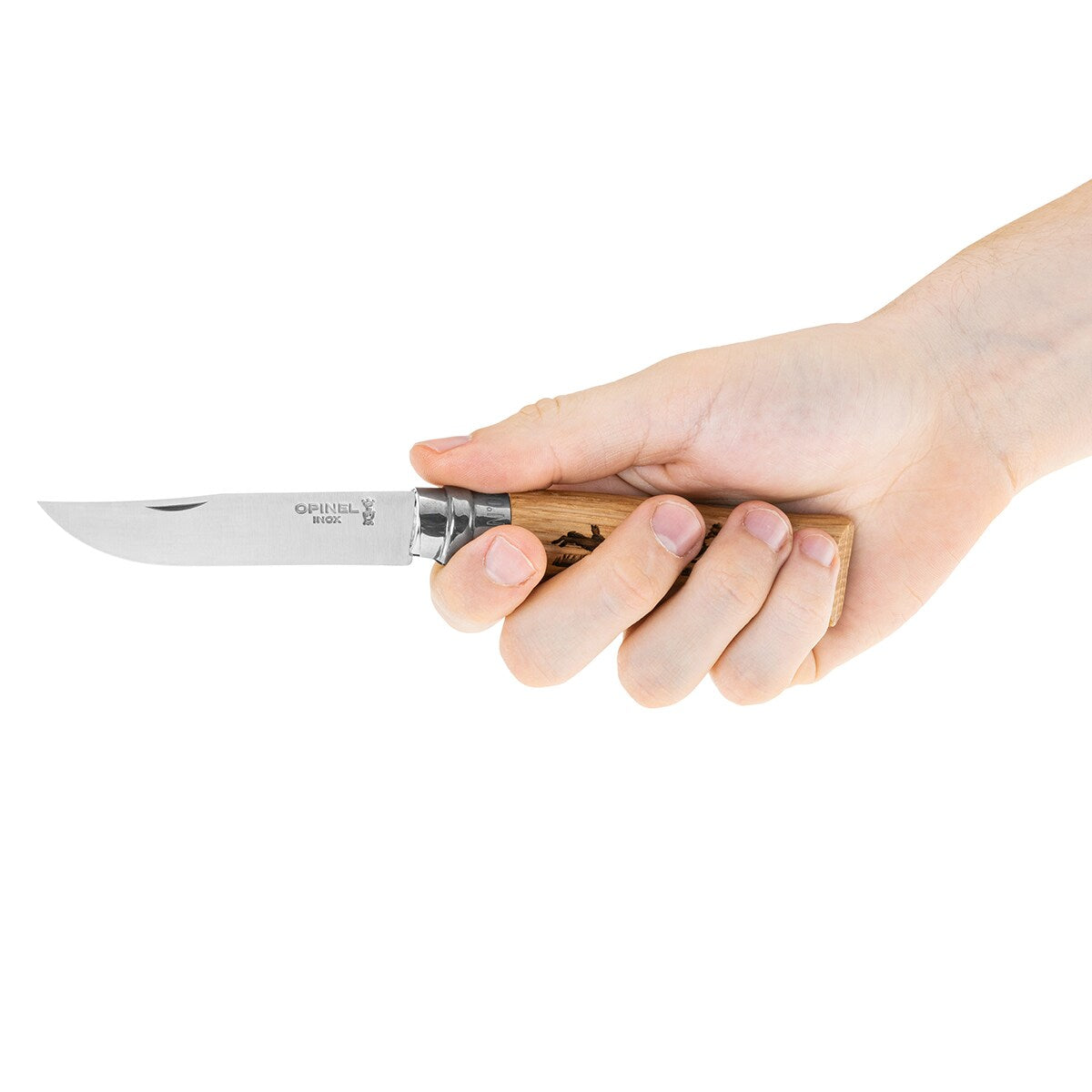 Nóż składany Opinel No.8 Animalia - Hare