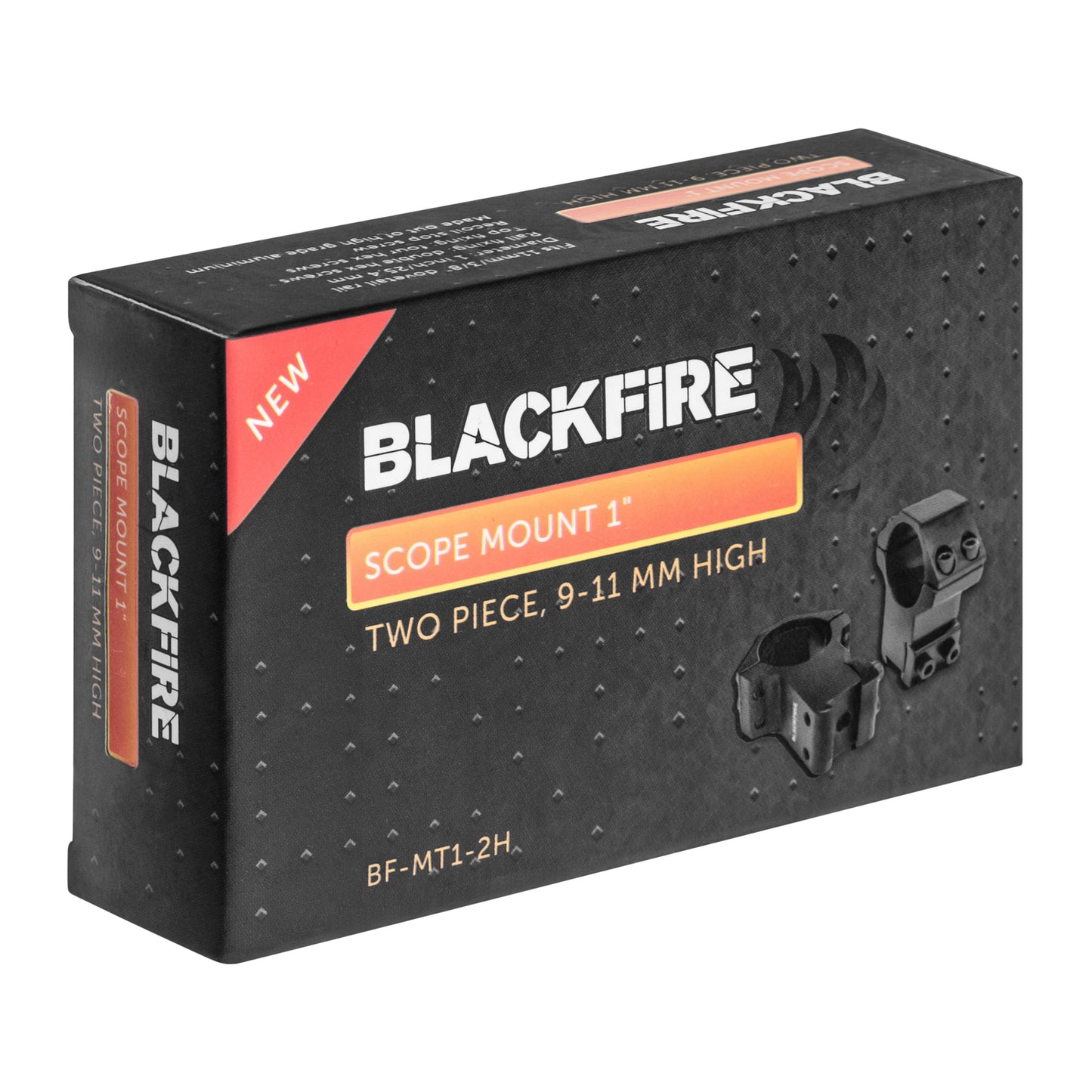 Montaż Blackfire 2-częściowy 1" dovetail 9-11 mm - Wysoki