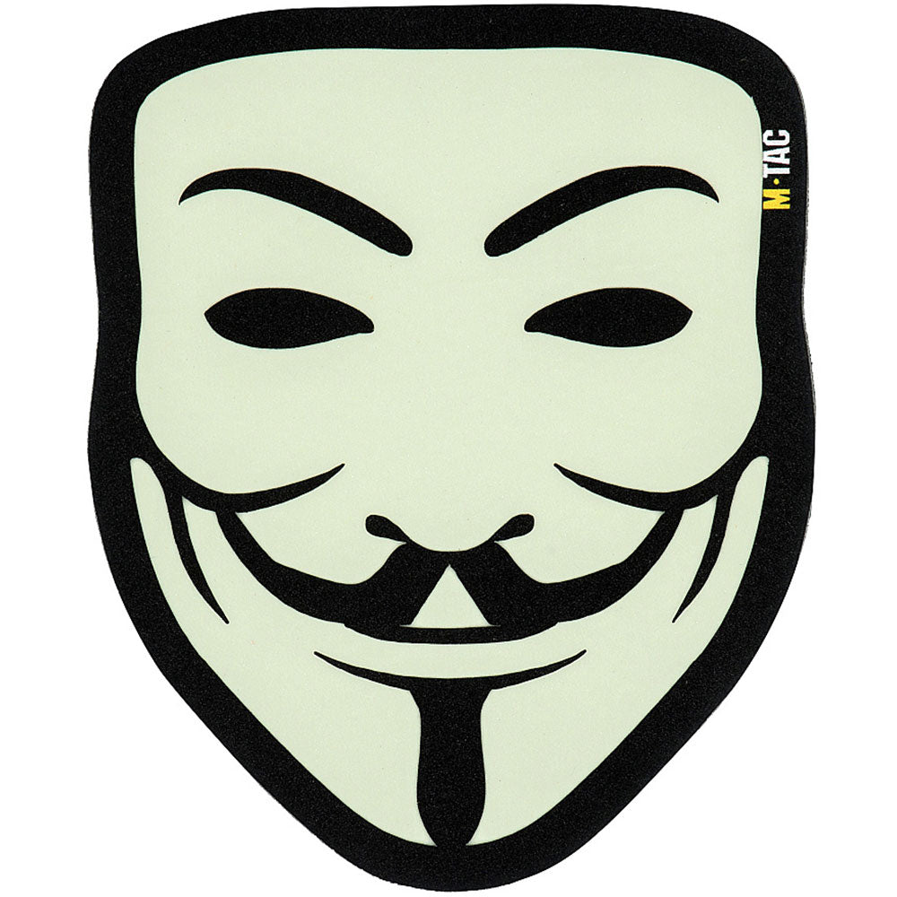 Naszywka M-Tac Anonymous - Black/GiD