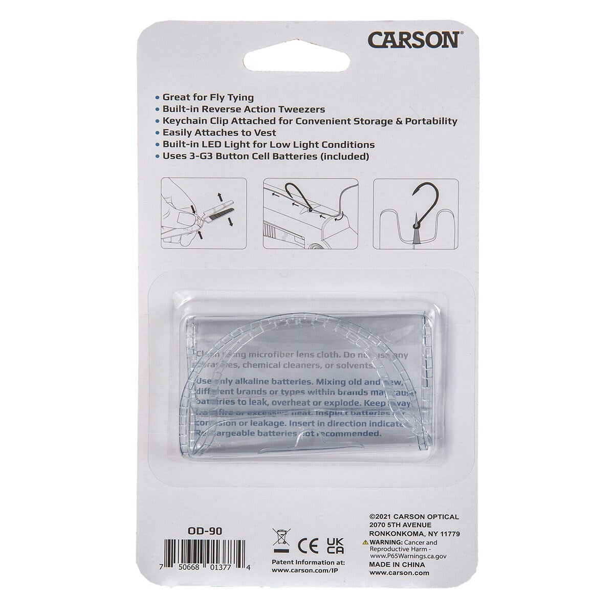 Lupa Carson Fish'n Grip Pro 4.5x