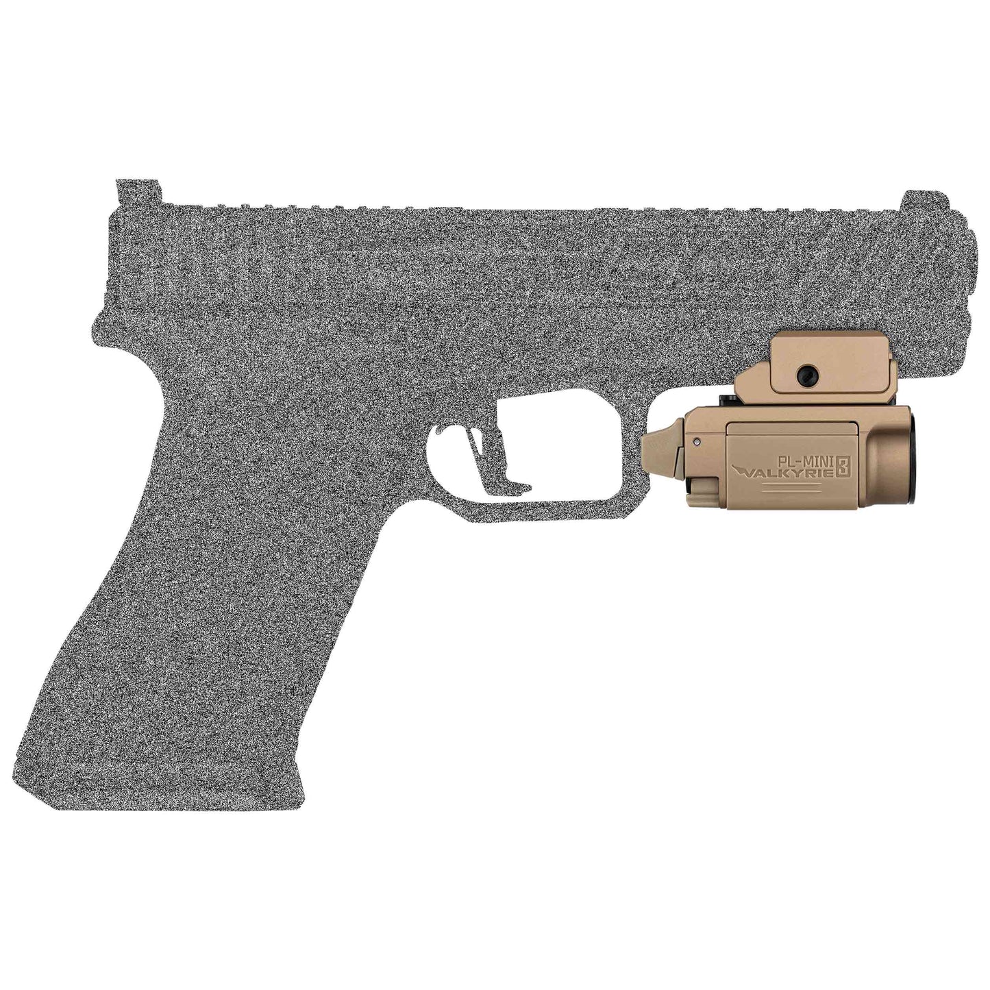 Latarka na broń Olight PL Mini 3 Valkyrie - Desert Tan - 600 lumenów