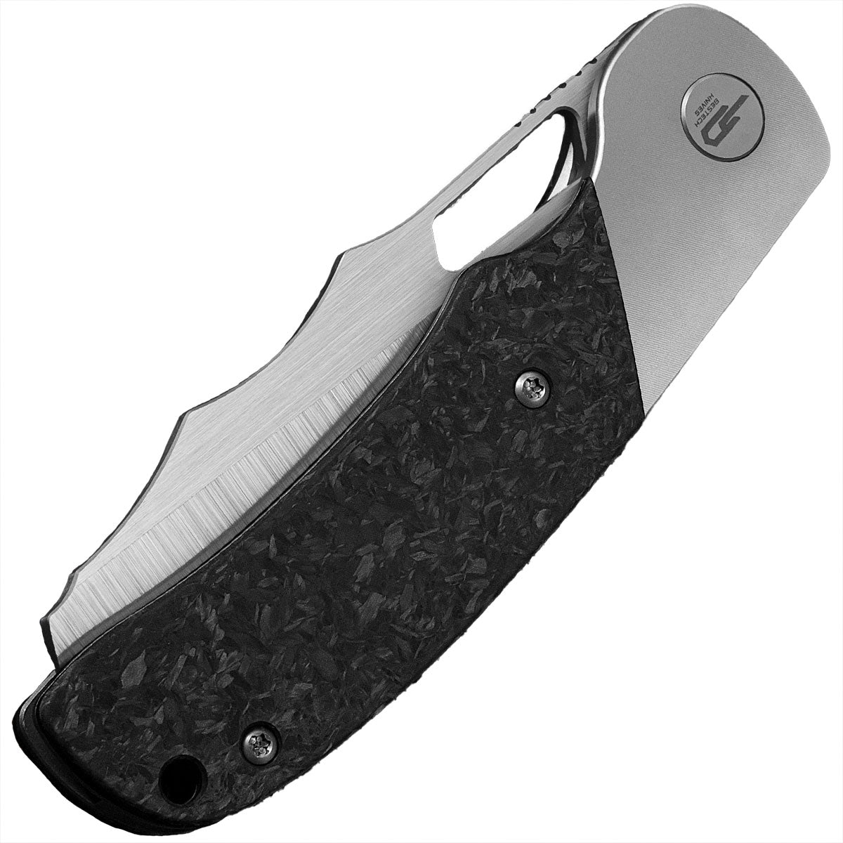 Nóż składany Bestech Knives Syn - Titanium / Marble Carbon Fiber