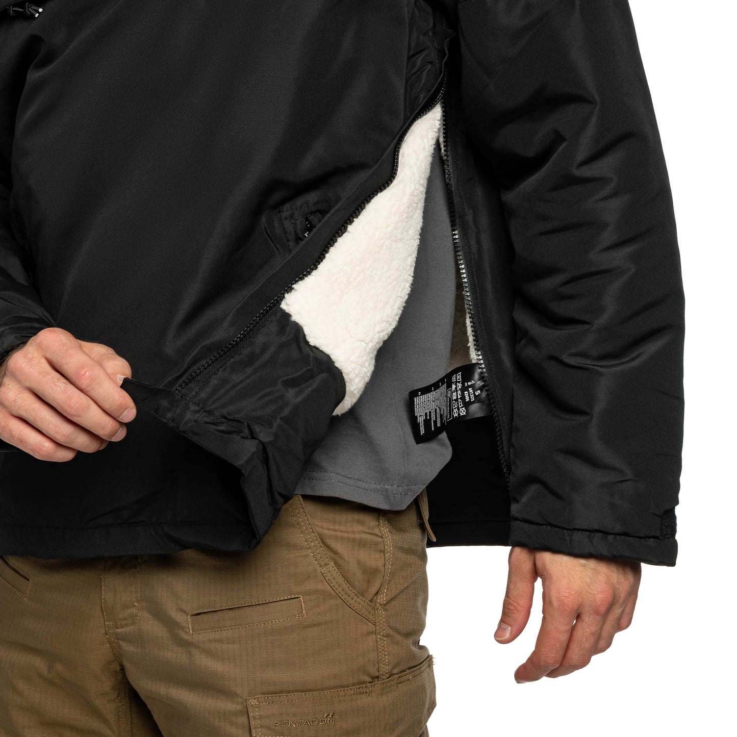 Kurtka Brandit Sherpa Windbreaker - Black