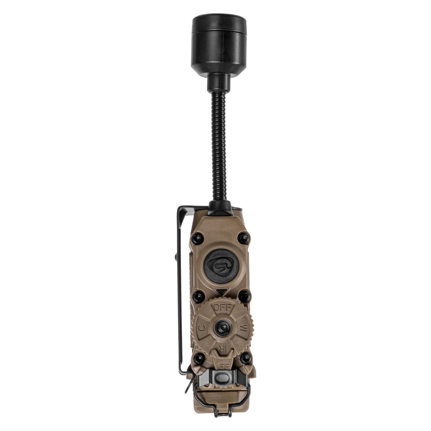 Latarka na hełm Streamlight Sidewinder Stalk Helmet Clips Arc Rail Mount Coyote - 76 lumenów