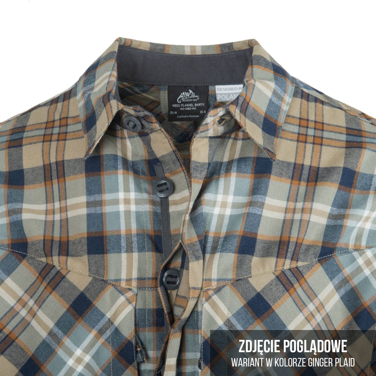 Koszula Helikon MBDU Flannel - Timber Olive Plaid