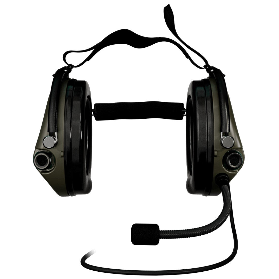 Ochronniki słuchu aktywne Sordin Supreme MIL CC Neckband - Green