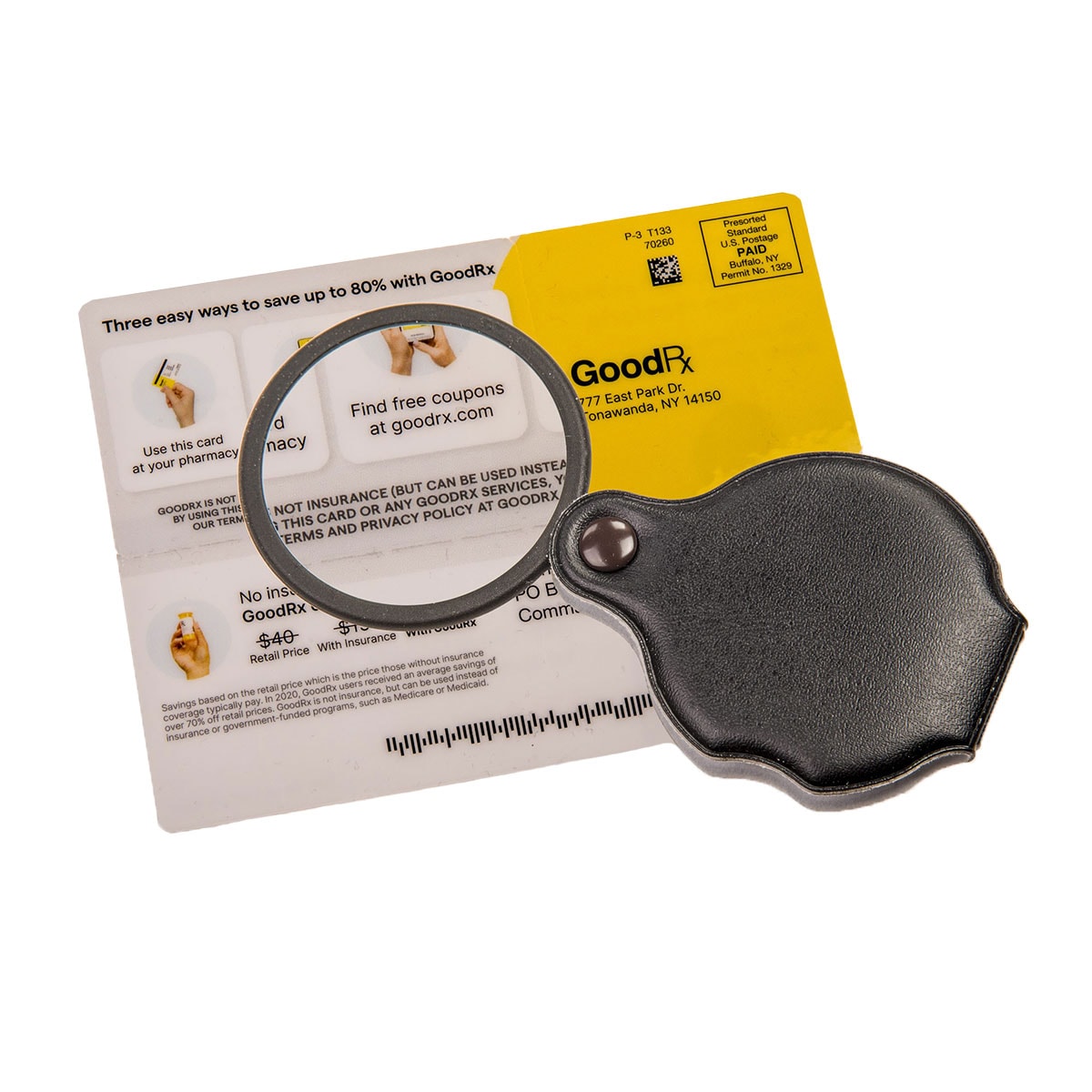 Lupa Carson Slide-Open Magnifier 4x