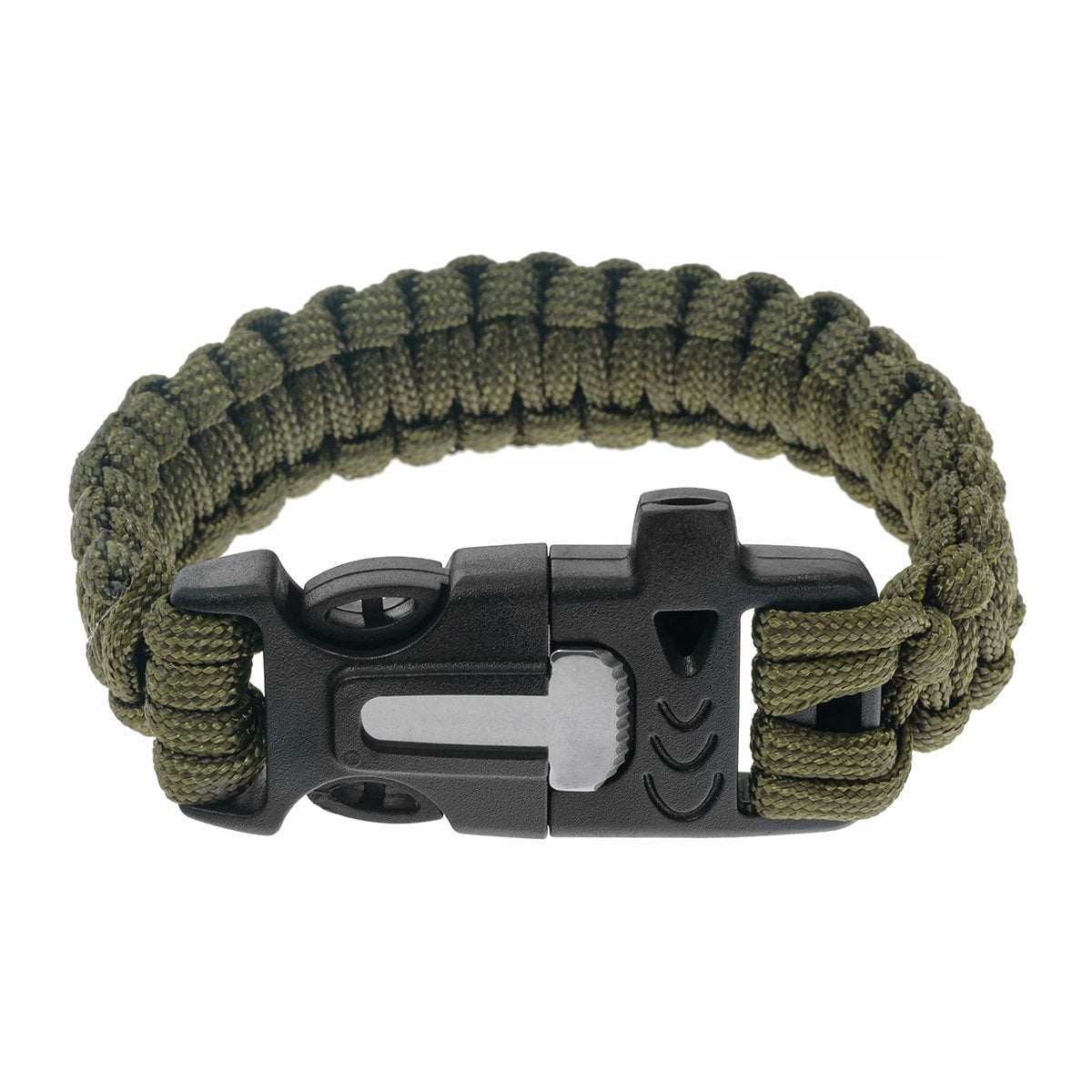Bransoletka Paracord Badger Outdoor z krzesiwem - Olive