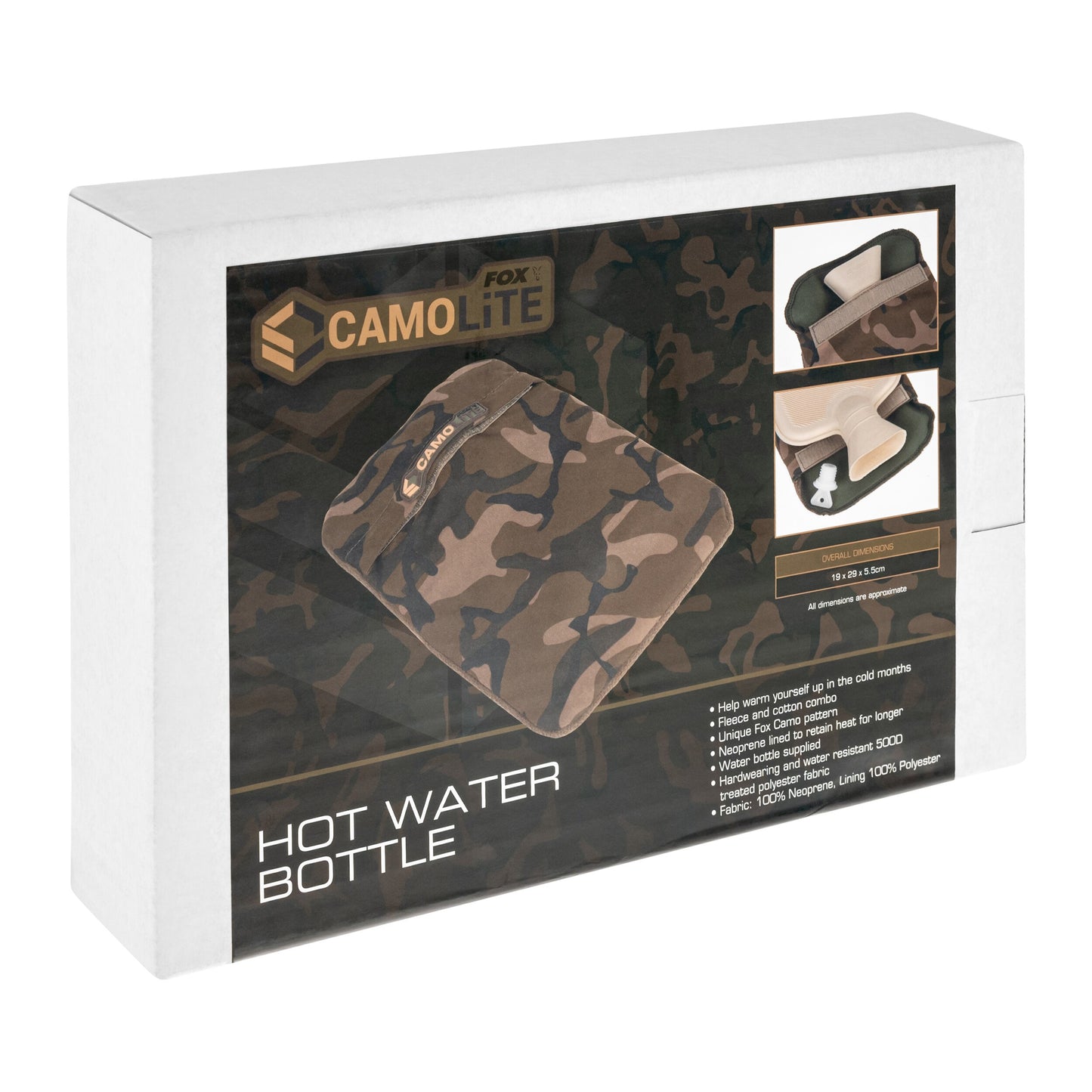 Termofor Fox Camolite Hot Water Bottle - Standard