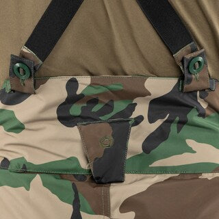 Spodnie Pentagon Hurricane z szelkami - Woodland