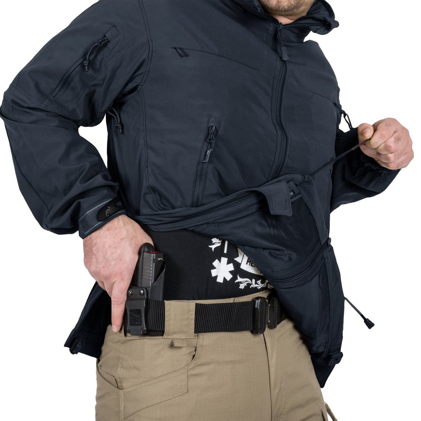 Kurtka Helikon Cougar Softshell Windblocker QSA HID - Navy Blue